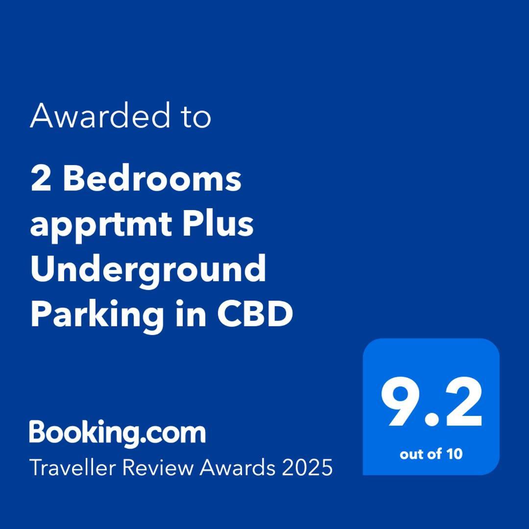 2 Bedrooms Apprtmt Plus Underground Parking In Cbd Christchurch Bagian luar foto